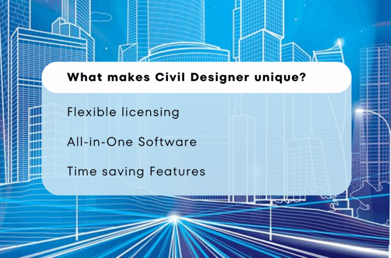What makes Civil Designer unique?